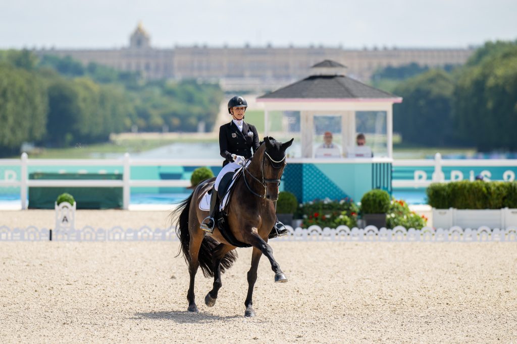 Paris 2024 Olympic Games

Jessica von Bredow-Werndl (GER) riding TSF Dalera BB during the Grand Prix Freestyle at the Chateau de Versailles for the Paris 2024 Olympic Games.

Photo Credit: FEI/Benjamin Clark